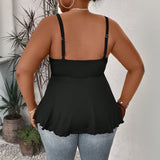 Women's 2-5XL Fashion Designer Irregular Singlets (Plus Size)