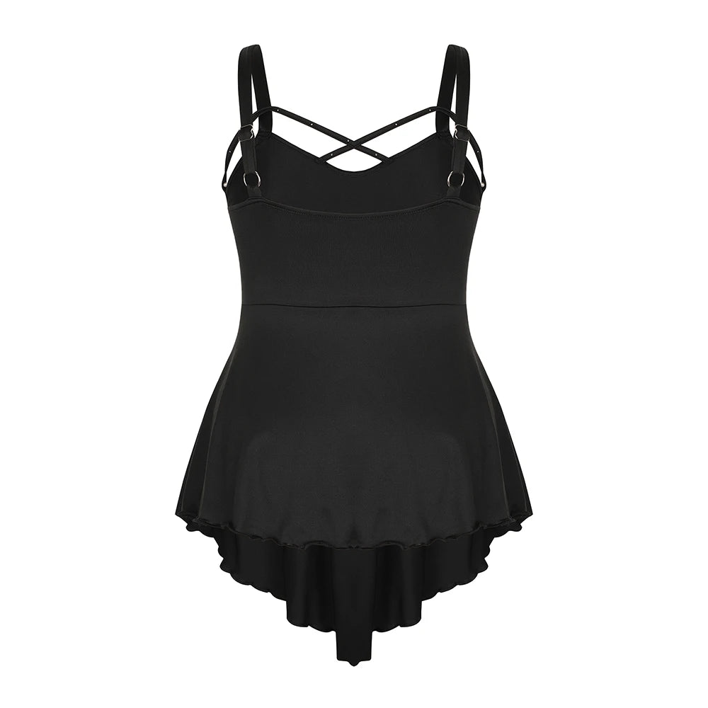 Women's 2-5XL Fashion Designer Irregular Singlets (Plus Size)