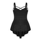 Women's 2-5XL Fashion Designer Irregular Singlets (Plus Size)