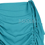 Women's Asymmetrical Gothic Fashion S-6XL Designer Drawstring Skirts (Plus Size)