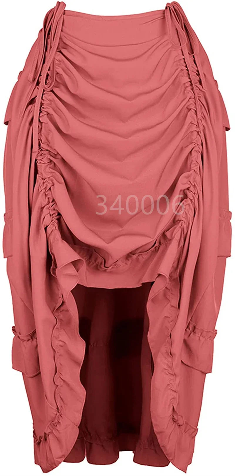 Women's Asymmetrical Gothic Fashion S-6XL Designer Drawstring Skirts (Plus Size)