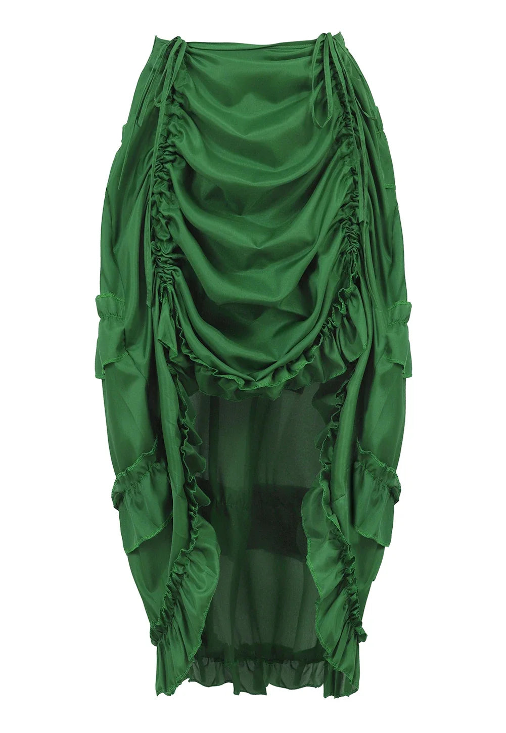 Women's Asymmetrical Gothic Fashion S-6XL Designer Drawstring Skirts (Plus Size)