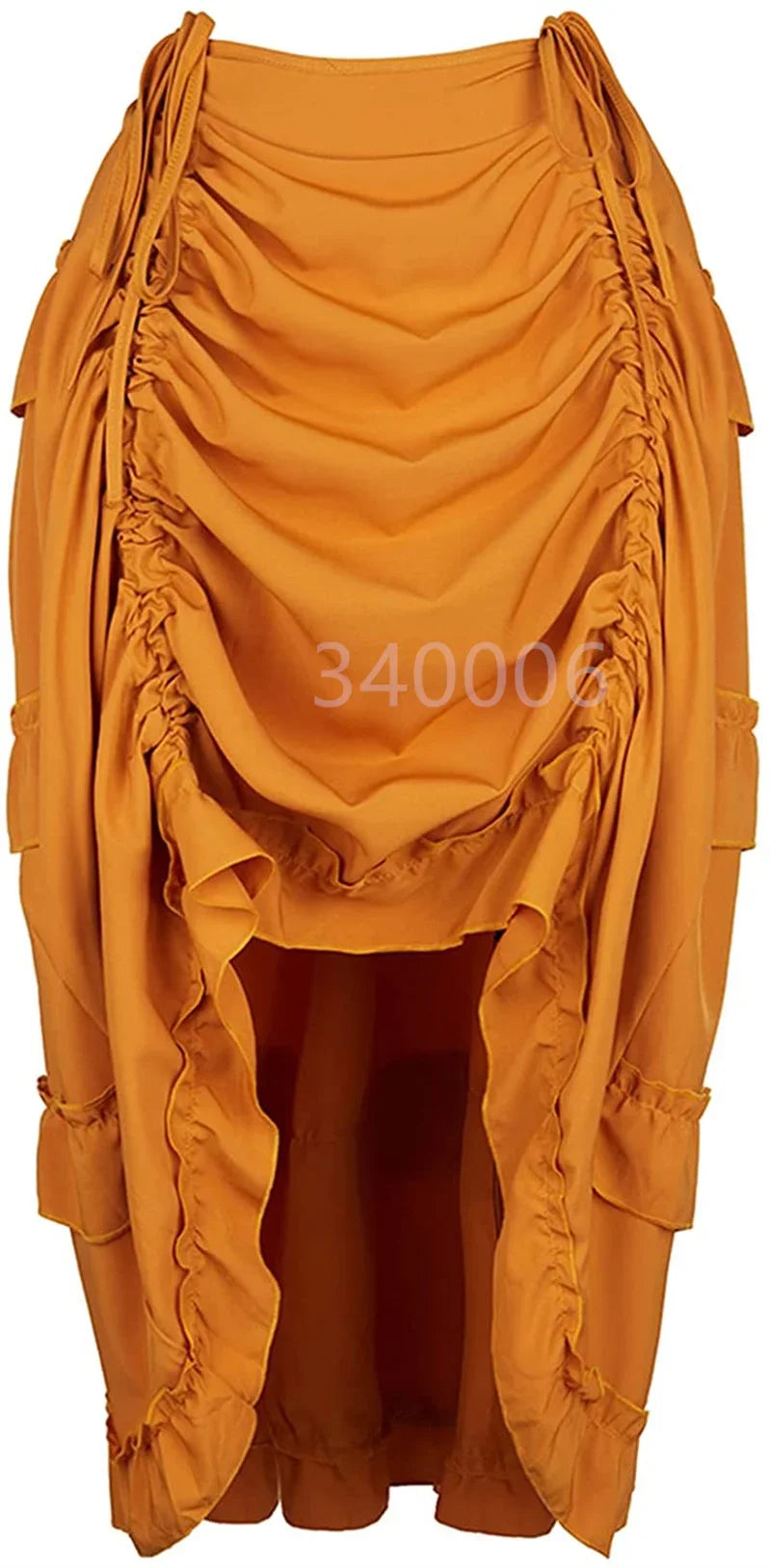 Women's Asymmetrical Gothic Fashion S-6XL Designer Drawstring Skirts (Plus Size)