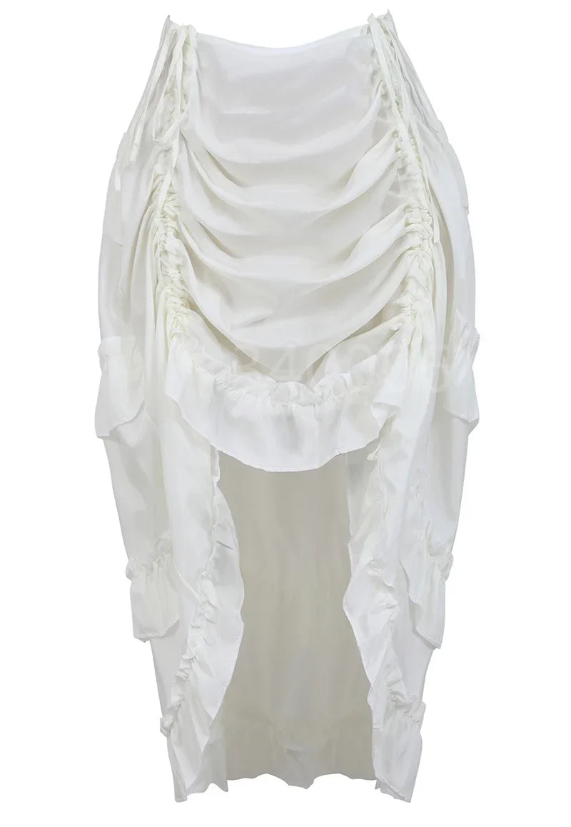 Women's Asymmetrical Gothic Fashion S-6XL Designer Drawstring Skirts (Plus Size)