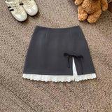 Women's Lace Fashion S-XL Designer A-line  Mini Skirts (Short)