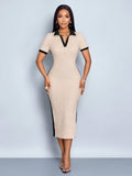 Women's Office Bodycon Fashion Designer S-2XL Dresses (Midi)