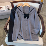 Women's Lapel Knitted Fashion Designer 4-9XL Cardigans (Plus Size)