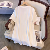 Women's Retro Fashion Designer 5-9XL Chinese Style T-Shirts (Plus Size)