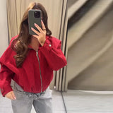 Women's Double Breasted Fashion Designer Plaid S-L Jackets