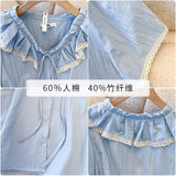 Women's Fashion Designer Lace Trim 4-9XL Trim Blouse T-Shirts (Plus Size)