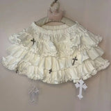 Women's Lolita Ruffle Lace Fashion Designer S-XL Mini Skirts (Short)
