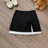 Women's Lace Fashion S-XL Designer A-line  Mini Skirts (Short)