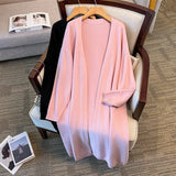 Women's Fashion Designer Long Shawl 4-9XL Cardigans (Plus Size)