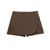 Women's Shorts Fashion Designer XS-L Asymmetrical Mini Skirts (Short)