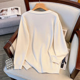 Women's Knitted Bow 4-9XL Fashion Designer Cardigans (Plus Size)