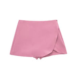 Women's Shorts Fashion Designer XS-L Asymmetrical Mini Skirts (Short)