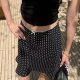 Women's Vintage Plaid XS-L Fashion Designer Harajuku Skirts (Midi)