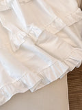 Women's Ruffle Layered Fashion Designer 5-9XL Midi Skirts (Plus Size)