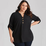 Women's Tunic Tops 2-8XL Fashion Designer Blouse T-Shirts (Plus Size)