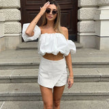 Women's Shorts Fashion Designer XS-L Asymmetrical Mini Skirts (Short)
