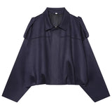 Women's Lapel Suede XS-L Fashion Designer Belted Jackets