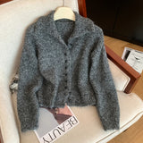 Women's Tops Fashion Designer Turtleneck S-L Cardigans