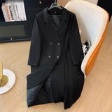 Women's Fashion Designer 5-9XL Collar Trench Coats (Plus Size)