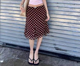 Women's Vintage Plaid XS-L Fashion Designer Harajuku Skirts (Midi)