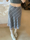 Women's Vintage Plaid XS-L Fashion Designer Harajuku Skirts (Midi)