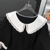 Women's Tops Fashion Lapel Blouse 4-9XL Designer T-Shirts (Plus Size)