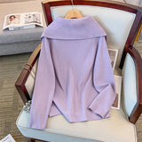 Women's Tops Fashion 4-9XL Designer Zipper High Stretch Cardigans (Plus Size)