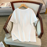 Women's Ruffled Blouse 4-9XL Fashion Designer T-Shirts (Plus Size)