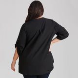 Women's Tunic Tops 2-8XL Fashion Designer Blouse T-Shirts (Plus Size)