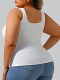 Women's 1-4XL Tops Fashion Designer Polka Dot Singlets (Plus Size)
