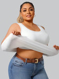 Women's 1-4XL Tops Fashion Designer Polka Dot Singlets (Plus Size)