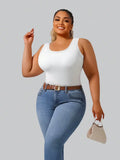 Women's 1-4XL Tops Fashion Designer Polka Dot Singlets (Plus Size)