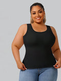 Women's 1-4XL Tops Fashion Designer Polka Dot Singlets (Plus Size)