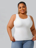 Women's 1-4XL Tops Fashion Designer Polka Dot Singlets (Plus Size)