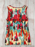 Women's 1-5XL Fashion Designer Block Patchwork Singlets (Plus Size)