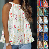 Women's 1-5XL Fashion Designer Halter Neck Off-Shoulder Singlets (Plus Size)