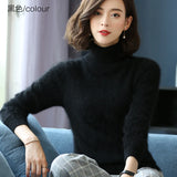 Women's 100% Mink Cashmere Knitted Fashion Designer S-L Cardigans