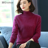 Women's 100% Mink Cashmere Knitted Fashion Designer S-L Cardigans