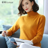 Women's 100% Mink Cashmere Knitted Fashion Designer S-L Cardigans