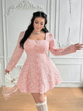 Women's 2-4XL A-Line Fashion Designer Short Dresses (Plus Size)