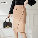 Women's 2-5XL Fashion Designer Bodycon Pencil Skirts (Plus Size)