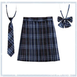 Women's 2-5XL Fashion Designer High Waist Plaid Pleated Skirts (Plus Size)