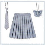Women's 2-5XL Fashion Designer High Waist Plaid Pleated Skirts (Plus Size)