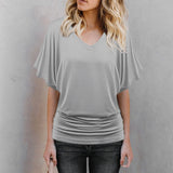 Women's 2-5XL Ruffle Fashion Designer T-Shirts (Plus Size)