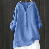 Women's 3-5XL Blouse Fashion Designer Long-Sleeve Tops (Plus Size)