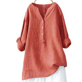 Women's 3-5XL Blouse Fashion Designer Long-Sleeve Tops (Plus Size)